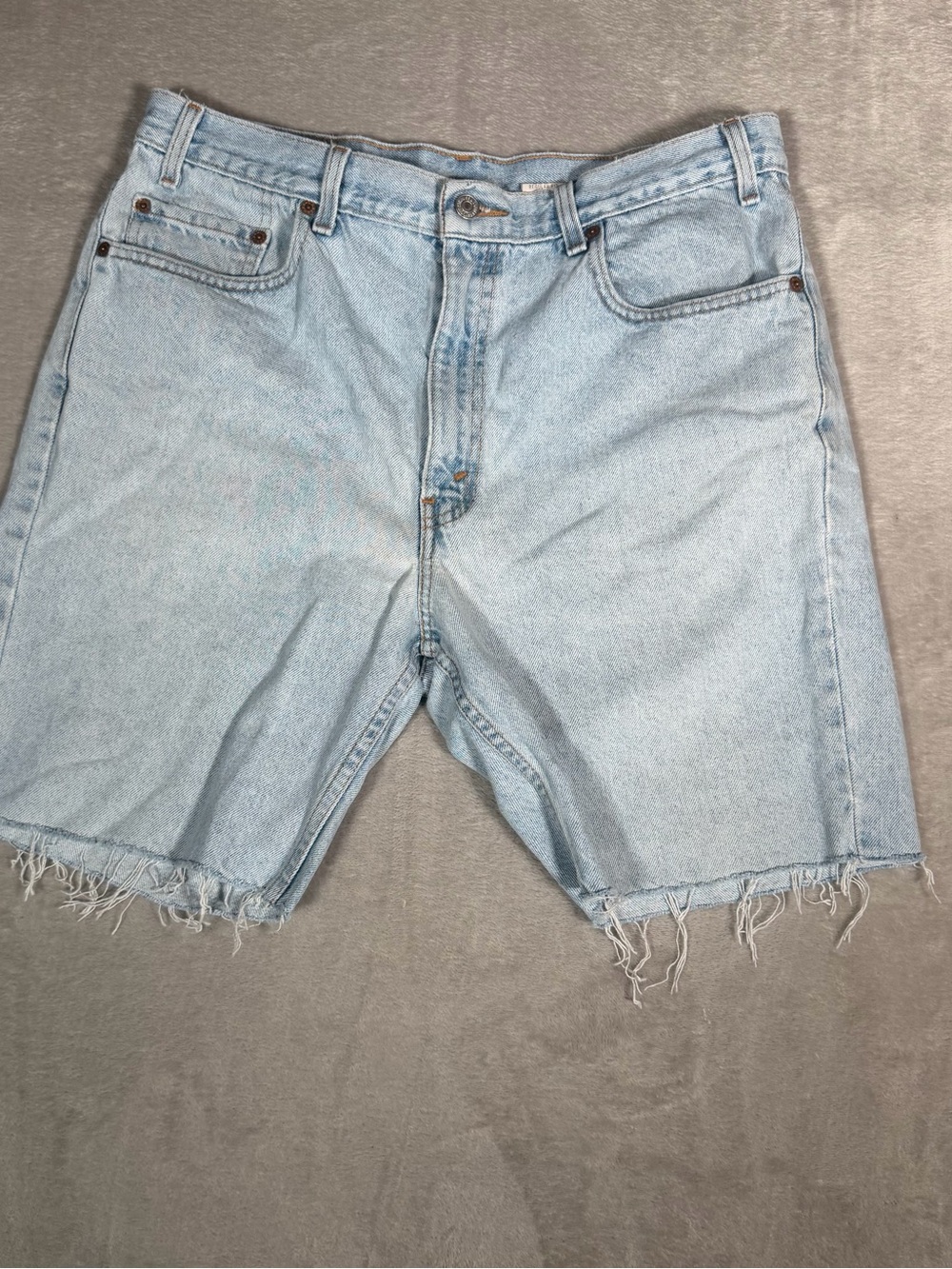 Levi's Light Blue Cutoff Denim Shorts